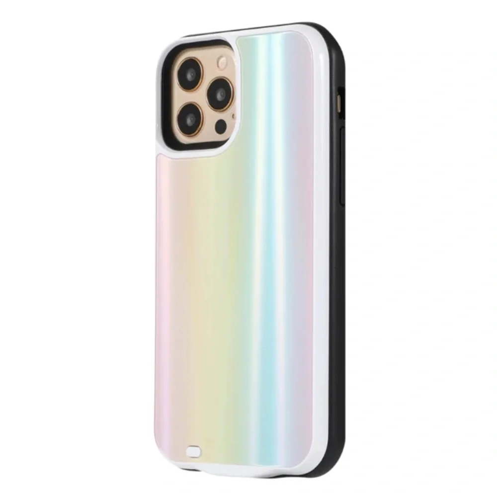 🎉 HOST PICK🎉 Luxy Lemon Rainbow Laser Holo Glass Battery Case for iPhone XS Max
